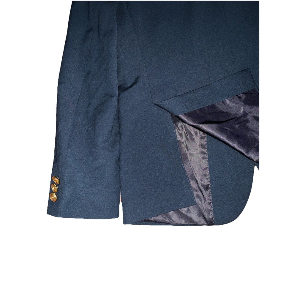 Lauren Ralph Lauren Navy Blue Blazer Jacket Coat‎ Boys Size 14R Gold Buttons - Picture 8 of 11